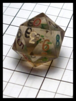 Dice : Dice - DM Collection - Windmill Tranparent Smoke D20 - Ebay July 2016